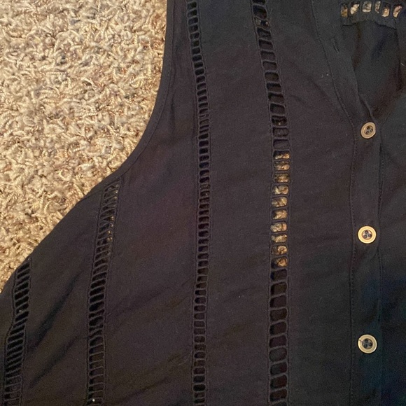 Free people size small button down tank top - Picture 4 of 7